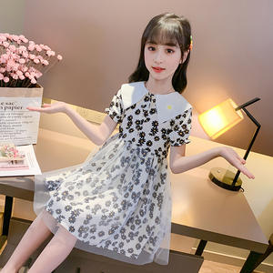 Fournisseur de robes de fête florales pour bébés filles avec des modèles de robes à volants, robe de princesse en dentelle pour filles, fournisseur chinois - Product Image 3