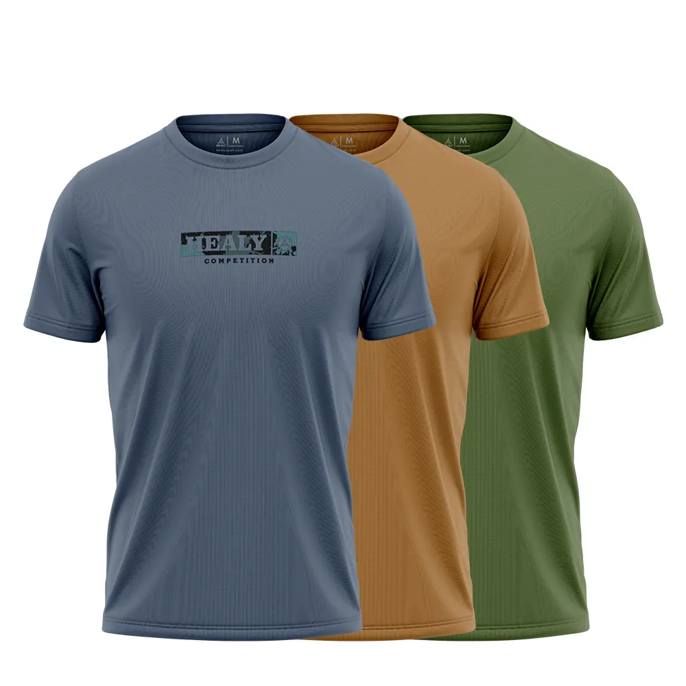 custom fishing clothes men t-shirt high quality polyester screen print t-shirt wholesale