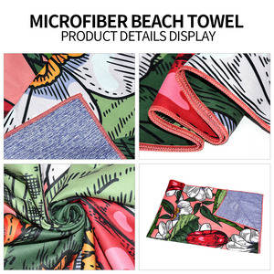 Asciugamano da Spiaggia Personalizzato in Microfibra Scamosciata Spessa Senza Sabbia per Adulti e Bambini, Leggero e Double Face - Product Image 2