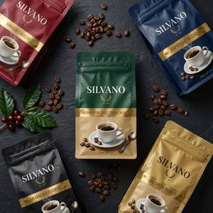 Sachet d'emballage alimentaire personnalisé refermable en aluminium de qualité alimentaire à fond plat pour café, thé et autres produits alimentaires - Product Image 4