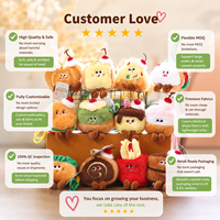 Porte-clés en peluche créatif en forme de mini-burger, frites et sandwich, super doux, kawaii, accessoires de sac, petit cadeau, 13 cm, vente en gros
