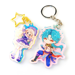 High Quality Plastic Keychain Wholesale New Design Cartoon Style