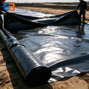 Géotextile HDPE - Bâche imperméable, adaptée à une utilisation en extérieur, pour les barrages, les fermes piscicoles, les lacs artificiels, avec une garantie de 5 ans - Product Image 1