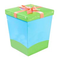 Boîte cadeau écologique pour enfants, dessin animé, fermeture magnétique, base rigide, emballage avec ruban, jouets, collations, cadeaux d'anniversaire, impression personnalisée