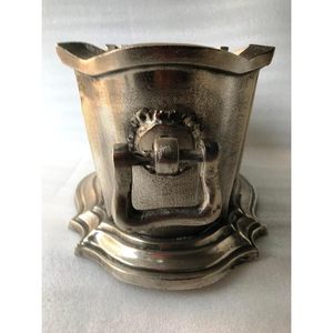 ALFA NAUTICAL Bollinger pour refroidisseur à vin, seau à glace rectangulaire en aluminium antique, accessoires de bar pour fête, rétention de la fraîcheur des bouteilles - Product Image 2