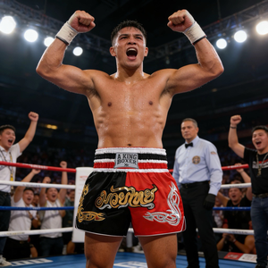 Pantalones Cortos de <span class=keywords><strong>Muay</strong></span> <span class=keywords><strong>Thai</strong></span> Unisex Reedot Sports, Personalizados, 100% Satén, Cintura Alta, Sublimación, Modelo de Artes Marciales de Lucha y Grappling de <span class=keywords><strong>Tailandia</strong></span> - Product Image 1