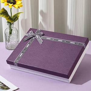 Caja <span class=keywords><strong>de</strong></span> regalo <span class=keywords><strong>de</strong></span> papel morado al por mayor <span class=keywords><strong>para</strong></span> <span class=keywords><strong>ropa</strong></span> bufanda <span class=keywords><strong>ropa</strong></span> interior térmica regalo personalizado <span class=keywords><strong>cajas</strong></span> <span class=keywords><strong>de</strong></span> cartón embalaje - Product Image 6