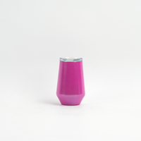 Gobelet isotherme en acier inoxydable à double paroi de 12 oz, résistant au gel, pour l'extérieur/l'intérieur, pour flûtes à champagne
