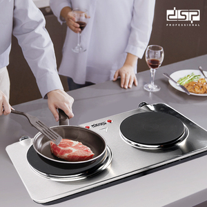 DSP 휴대용 조리기구 이중 버너 전기 핫플레이트 스토브 (온도 조절 가능) - Product Image 4