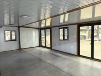 Maison préfabriquée modulaire de luxe moderne, extensible, mobile et pliable, pour habitation