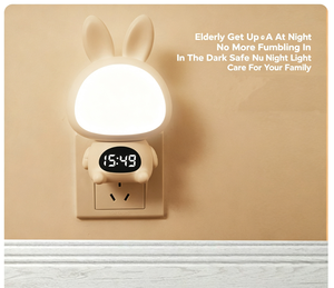 Luz nocturna para bebés, lámpara de alimentación con control remoto recargable, ayudante posparto para madres, especialmente diseñada para madres - Product Image 1