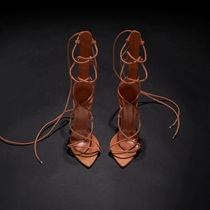 Eleganti <span class=keywords><strong>Scarpe</strong></span> <span class=keywords><strong>con</strong></span> <span class=keywords><strong>Tacco</strong></span> <span class=keywords><strong>Alto</strong></span> da Donna Sandali a Punta <span class=keywords><strong>con</strong></span> Cinturino - Product Image 1
