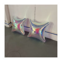 BOYI Ballon Réfléchissant Gonflable en Forme d'Oreiller Miroir pour Décoration de Fond d'Événements, Centres Commerciaux, Scènes et Fêtes