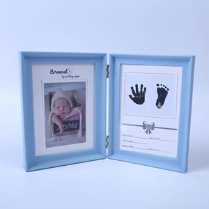 Bebé Handprint y Footprint <span class=keywords><strong>libro</strong></span> <span class=keywords><strong>marco</strong></span> de fotos B-ultrasonido foto multifuncional Mesa creativa <span class=keywords><strong>marco</strong></span> de fotos - Product Image 6