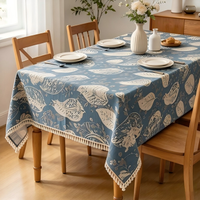 Nappe Rectangulaire Moderne en Jacquard Feuille de Chenille Imperméable Tissée – Vente en Gros pour Hôtels, Restaurants et Décoration Intérieure