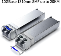 Modul Transceiver Optik Industri SFP+ LR 10G -40°C hingga 85°C Modul Fiber Optik Kode Generik