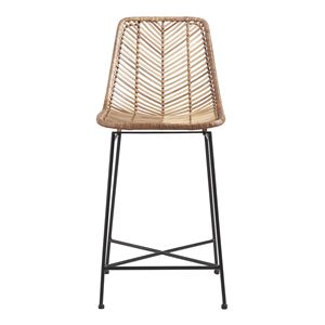 Bar Furniture Real Wicker <b>Rattan</b> Natural Disassembled Cane Counter <b>Stool</b> - Product Image 2