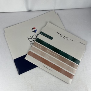 Enveloppes en carton rigide autocollantes blanches avec logo imprimé en couleur, biodégradables, taille de document, sacs d'expédition - Product Image 2