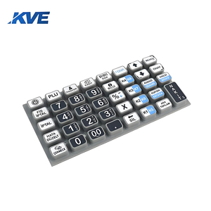 Nhà cung cấp hàng đầu Trung Quốc tùy chỉnh linh hoạt <span class=keywords><strong>Silicone</strong></span> cao su Bàn phím chất lượng cao dẫn điện nút cao su cắt chế biến - Product Image 1
