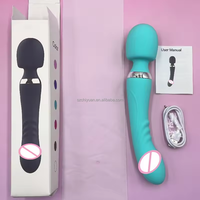 Vibromasseurs puissants à double tête pour femmes, vibromasseur AV, masseur du point G, jouets sexuels, stimulateur du clitoris, dildos pour adultes