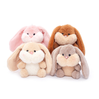 Boneka Hewan Lucu Grosir Promosi, Gantungan Kunci Ransel Kelinci Plush Kawaii, Gantungan Kunci Kelinci Plushie Imut