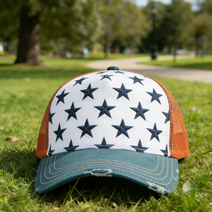 หมวกเบสบอลสไตล์วินเทจสปอร์ตสตรีท 5 ชิ้น ผ้าแคนวาสผสมตาข่ายด้านหลัง น้ำหนักเบา ปรับได้ด้วยหัวเข็มขัดโลหะ เหมาะสำหรับทุกเพศ - Product Image 6