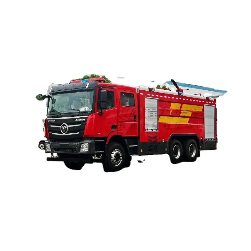 Inleiding Tot De Functies Van Het Exporttype Foton Oman 12T 6X4 Noodbrandweerwagen