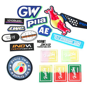 مخصص مطبوع سيليكون نقل الحرارة السفر بقع مطاطية قابلة للغسل مع شعار مخصص ملصقات سيليكون المطاط - Product Image 3