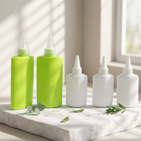 Bouteilles vides en plastique PP pour colle à ongles, applicateur à pointe fine, pour vernis à ongles et nail art, 60ml/150ml, vert et blanc, vente en gros, personnalisables