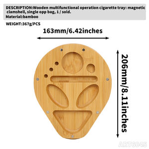 ถาดไม้ดูดแม่เหล็กอเนกประสงค์เป็นมิตรกับสิ่งแวดล้อมทันสมัยอุปกรณ์เสริมสำหรับร้านค้ายามว่างกลางแจ้ง - Product Image 6