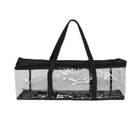 Grenzüberschreitender CD-Handtaschen-Organizer 50x40x30cm Baseballkappen-Buch PVC Wasserdichter Feuchtigkeitsbeständiger Aufbewahrungsbeutel