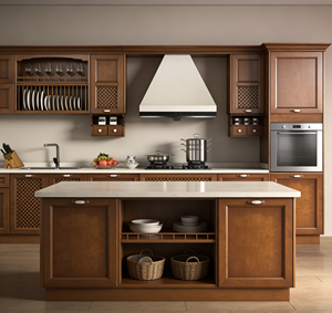 Armoires de cuisine avec tiroir poubelle intégré, solution de rangement pour les déchets, design écologique pour cuisine moderne - Product Image 4