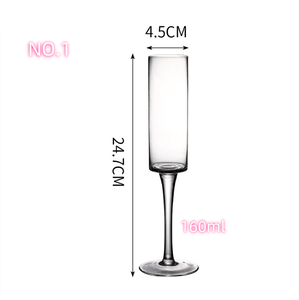 Corps de pulvérisation et <span class=keywords><strong>verre</strong></span> à vin à tige chromée dorée/flûte à <span class=keywords><strong>champagne</strong></span> <span class=keywords><strong>verre</strong></span> à vin coloré - Product Image 6