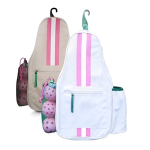 กระเป๋าใส่ไม้ปิงปอง 2 in 1 แบบสะพายข้าง/สะพายหลัง สำหรับผู้หญิง ใส่ไม้ปิงปอง เทนนิส แพเดิล  พร้อมโลโก้สั่งทำได้ - Product Image 2