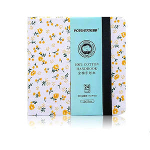 LISI 24 feuilles Mini carnet de croquis aquarelle carré 12x12cm <span class=keywords><strong>pour</strong></span> adultes étudiants <span class=keywords><strong>presse</strong></span> à chaud/froid aquarelle Journal en papier durable - Product Image 1