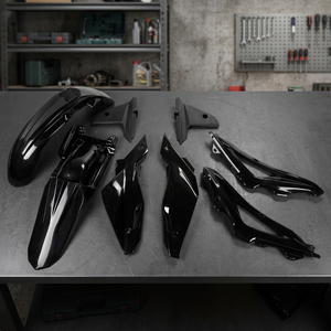 Kit di plastica nera per Husqvarna TC 250 2011-2013 accessori moto - Product Image 2