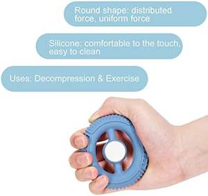 Silicona Fidget Spinners Mano Ejercitador Grip Fortalecedor Color Mano Entrenador <span class=keywords><strong>y</strong></span> Exprimidor Descompresión Juguetes - Product Image 1
