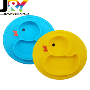 Wrapables tovaglietta divisa in Silicone piatto per alimenti con aspirazione anatra <span class=keywords><strong>gialla</strong></span> per bambino - Product Image 3