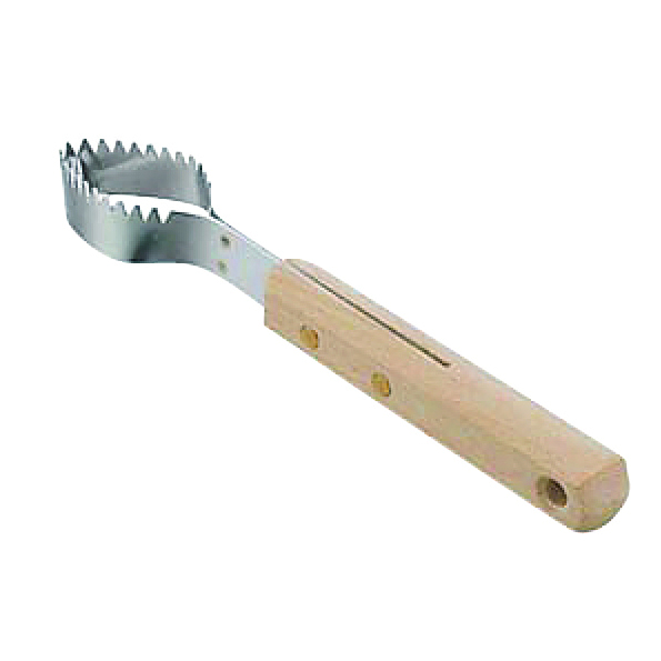 Smoothly saw like blade unique shape tool fast fish scale remover