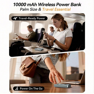 <span class=keywords><strong>Remax</strong></span> CX-2 แบตสำรองแม่เหล็กไร้สาย 15W ความจุ 10000mAh พร้อมขาตั้งพับได้ในตัว รองรับการชาร์จเร็วแบบคู่ พร้อมสายชาร์จ - Product Image 4