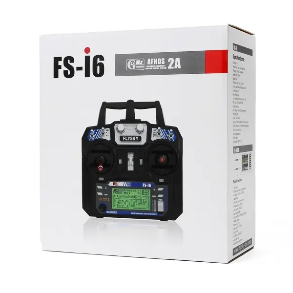 Flysky I6 Remote Control FS-I6 2.4G 6CH Transmitter Controller FS-IA6 IA6B Receiver for RC Helicopter Plane FPV Drone