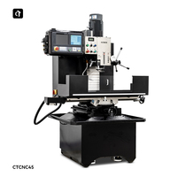 CTCNC45 Nouvelle fraiseuse verticale CNC pour le fraisage et le perçage des métaux, haute précision, moteur 3 axes, haute productivité, usinage