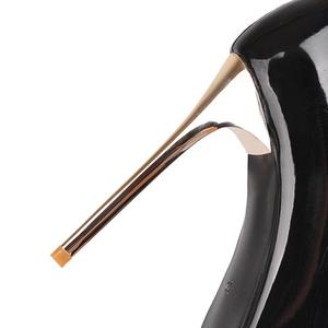 Botas de tacón alto de invierno 2023, talla 48, <span class=keywords><strong>calzado</strong></span> elegante a la moda, botas cálidas de talla grande hasta la rodilla, botas de tacón alto, zapatos para mujer - Product Image 5