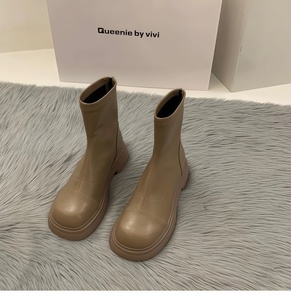 Plataforma de Diseño de Lujo para <span class=keywords><strong>Botas</strong></span> de Mujer, Novedades Otoño 2025, Estilo Coreano, Botines Impermeables Antideslizantes, Estilizadores - Product Image 2