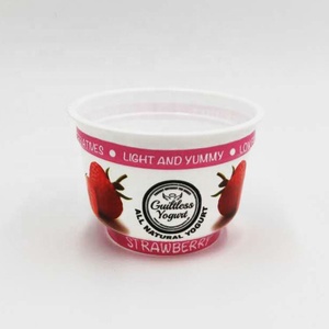 Vaso de Plástico Desechable de 200 ml/200 g para Yogurt de <span class=keywords><strong>Fresa</strong></span> <span class=keywords><strong>con</strong></span> Sello de Aluminio - Product Image 5