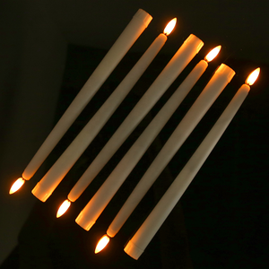 11 pouces <span class=keywords><strong>LED</strong></span> bougies coniques sans flamme lumière à piles vacillantes chandelier en plastique électrique longues bougies pour la maison de mariage - Product Image 3