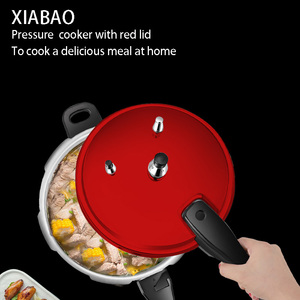 Couvercle rouge autocuiseur 5 <span class=keywords><strong>litres</strong></span> électrique et induction clé appropriée pour un usage domestique <span class=keywords><strong>pot</strong></span> à soupe en aluminium et cuiseur à riz - Product Image 6