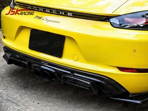 Diffusore Posteriore in Fibra di Carbonio Stile A S per <span class=keywords><strong>PORSCHE</strong></span> CAYMAN <span class=keywords><strong>718</strong></span> - Product Image 2