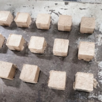 Machine automatique de fabrication de briquettes de charbon en forme de cube à haute capacité, 250 kg/h, marque Zhuozhilan, garantie de 2 ans