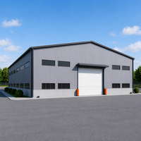 Bâtiment d'entrepôt préfabriqué en structure métallique industrielle professionnelle ZTSS pour usage d'atelier